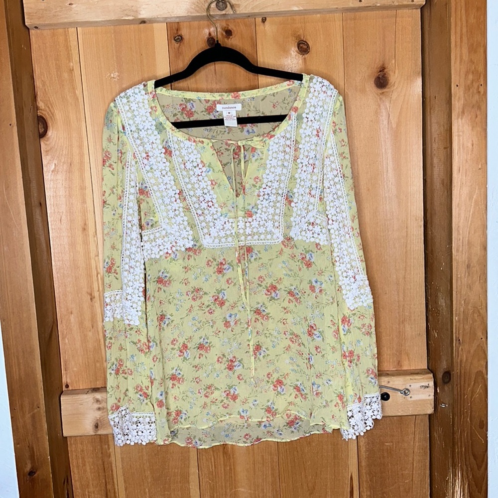 Sundance Silk boho Tunic size medium